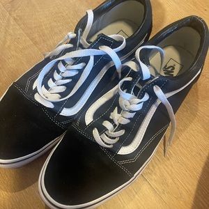 Black and white mens vans. Size 12